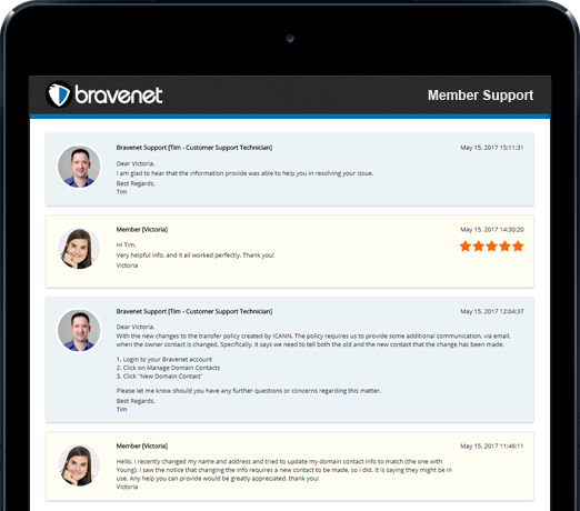 Bravenet has Fantastic Support