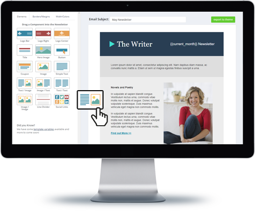 Easy Drag and Drop Email List Builder